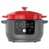 Frying, Grilling & Cooking * | Instant 6-Quart Precision Dutch Oven Multi-Cooker | Red