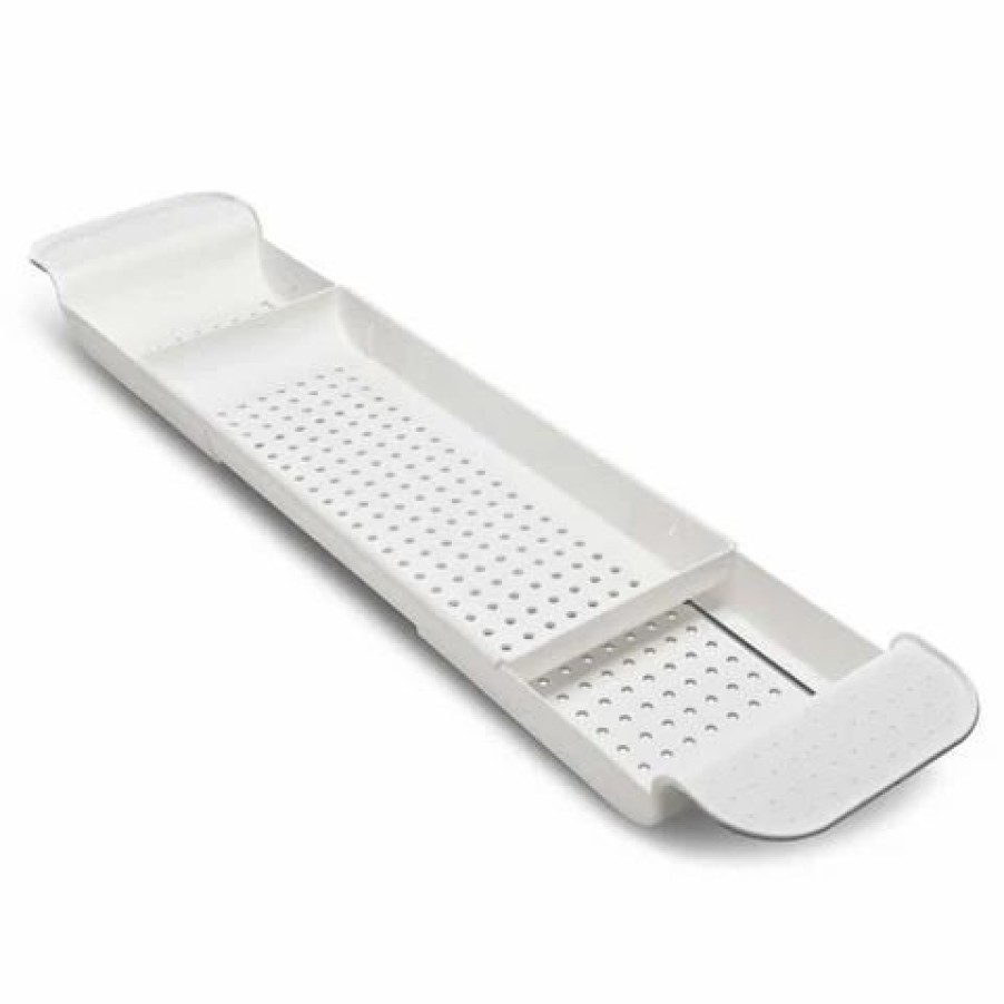 Bathroom Accessories * | Madesmart Expandable Bath Tray