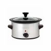 Frying, Grilling & Cooking * | Nesco / American Harvest Nesco 1.5-Quart Oval Slow Cooker | Stainless Steel