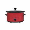 Frying, Grilling & Cooking * | Nesco / American Harvest Nesco 6-Quart Slow Cooker | Red Metallic