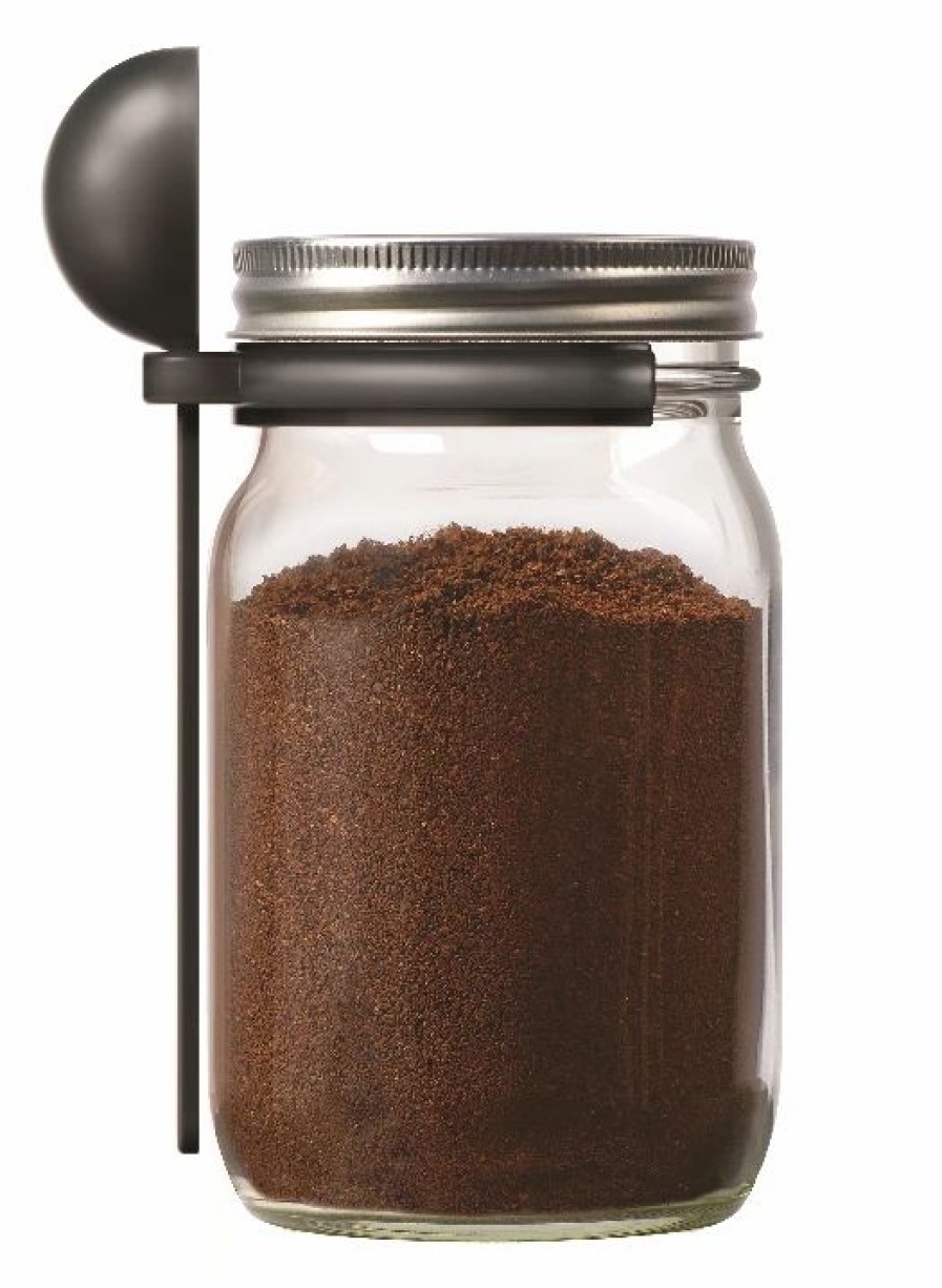 Specialty * | Fox Run Jarware Coffee Spoon Clip Black