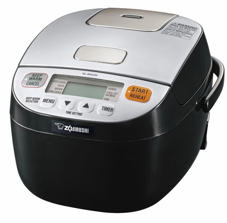 Frying, Grilling & Cooking * | Zojirushi Micom 3-Cup Rice Cooker Black