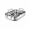 Frying, Grilling & Cooking * | Le Creuset Stainless Steel Roasting Pan With Nonstick Rack