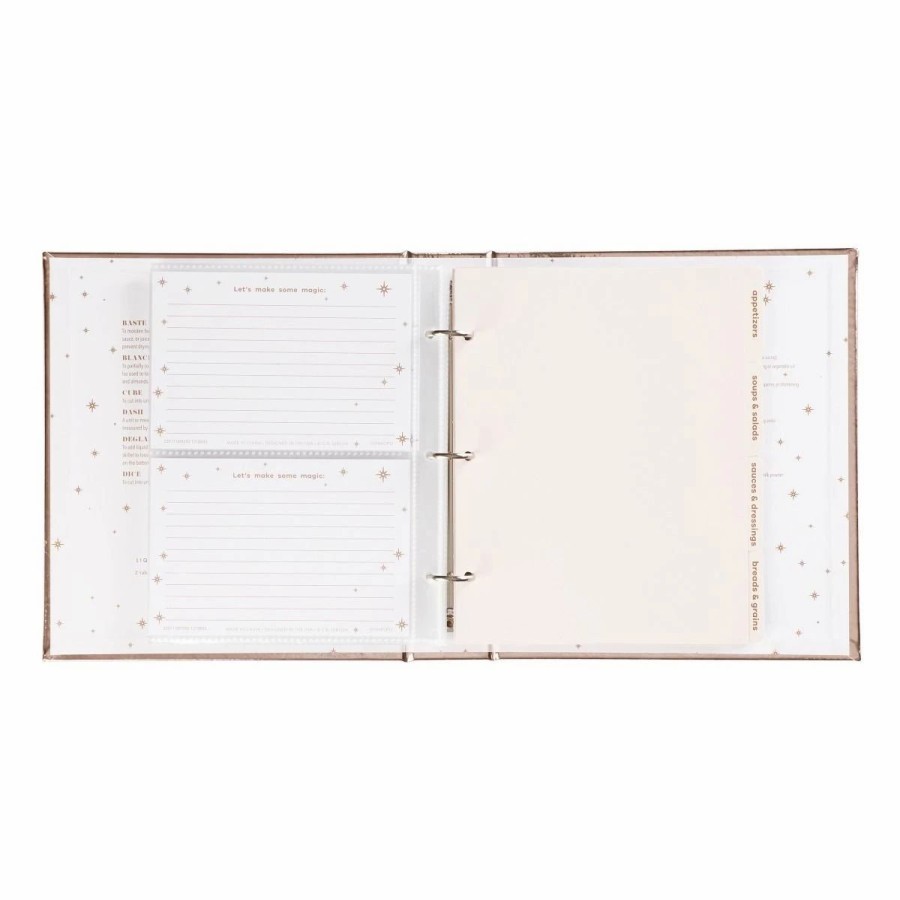 Specialty * | C.R Gibson (One Coast) C.R. Gibson Pocket Page Recipe Book | Rose Gold