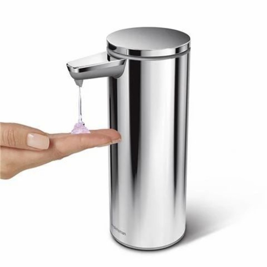 Bathroom Accessories * | Simplehuman Liquid Sensor Pump Polished Stainless Steel