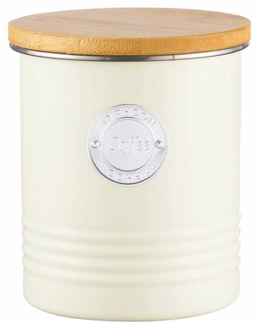 Specialty * | Typhoon Living Collection 1-Quart Coffee Canister | Cream