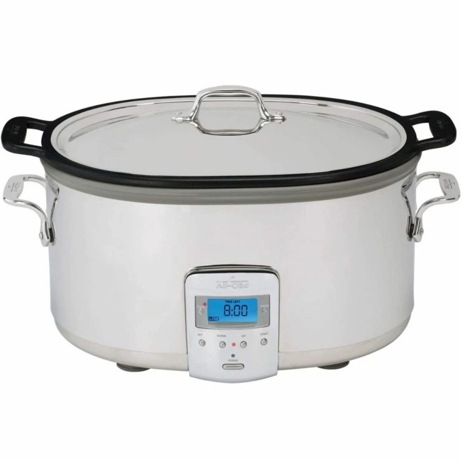 Frying, Grilling & Cooking * | All-Clad 7-Quart Deluxe Slow Cooker