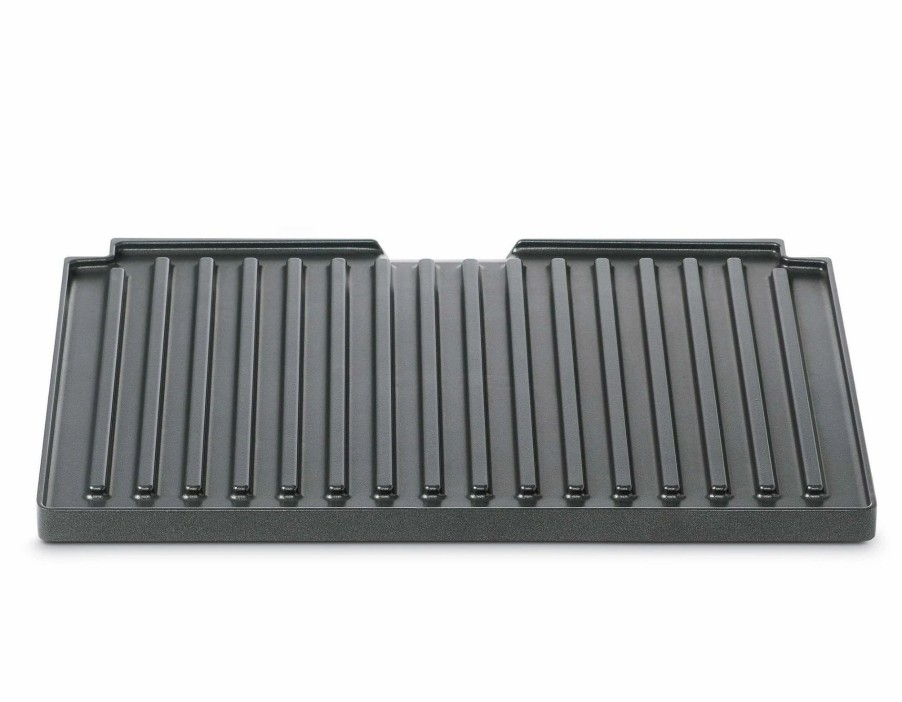 Frying, Grilling & Cooking * | Breville Smart Grill Replacement Plate | Ribbed Plate