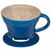 Specialty * | Le Creuset Pour Over Coffee Cone | Marseille Blue