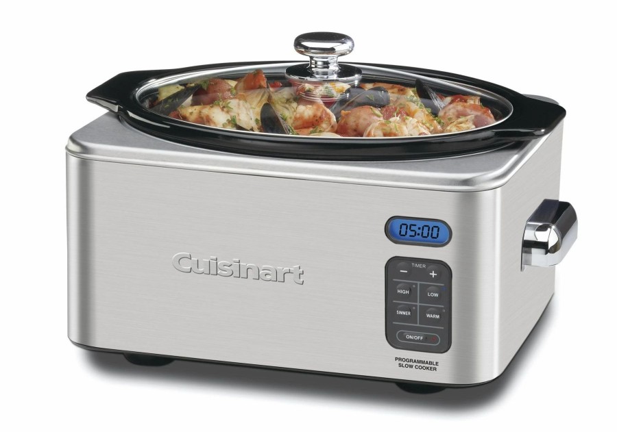 Frying, Grilling & Cooking * | Cuisinart 6.5-Quart Programmable Slow Cooker