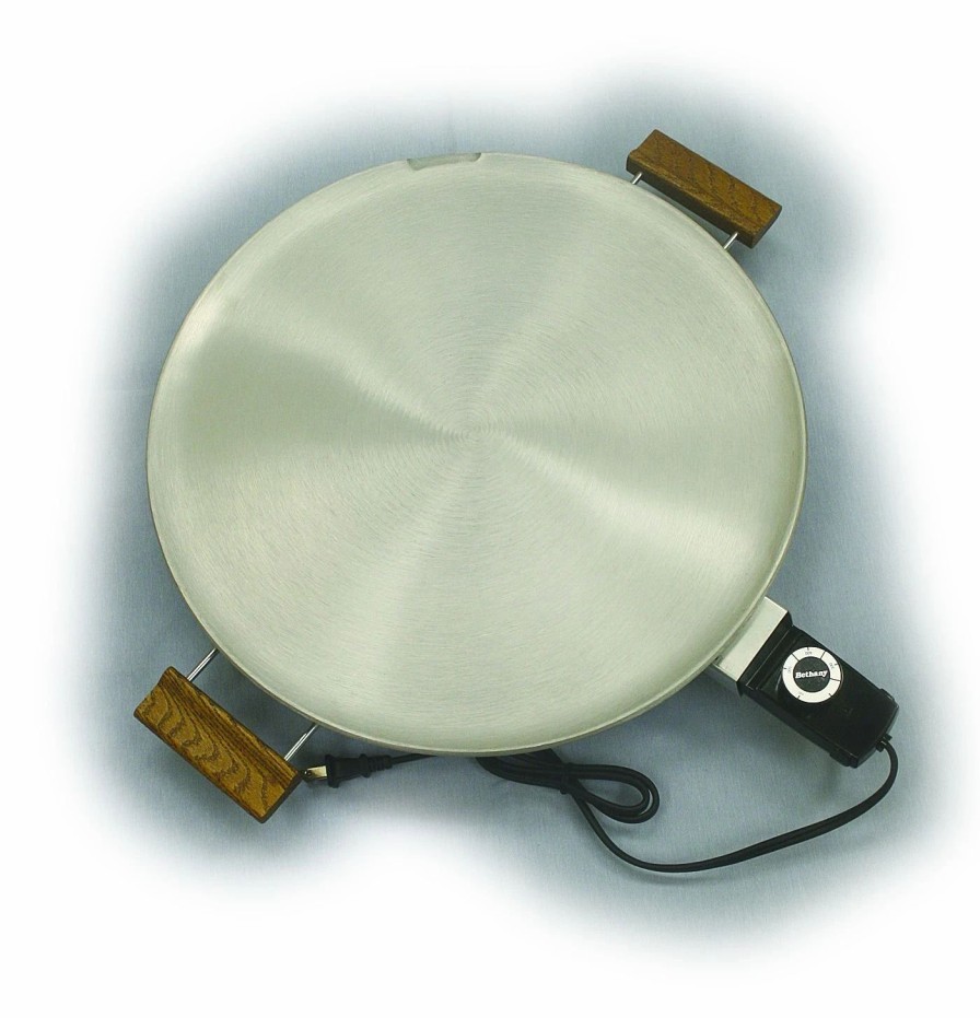 Frying, Grilling & Cooking * | Bethany Housewares Heritage Grill / Lefse Griddle Satin Aluminum