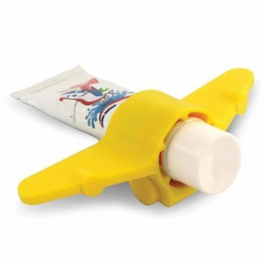 Bathroom Accessories * | Jme Plane Toothpaste Holder Yellow