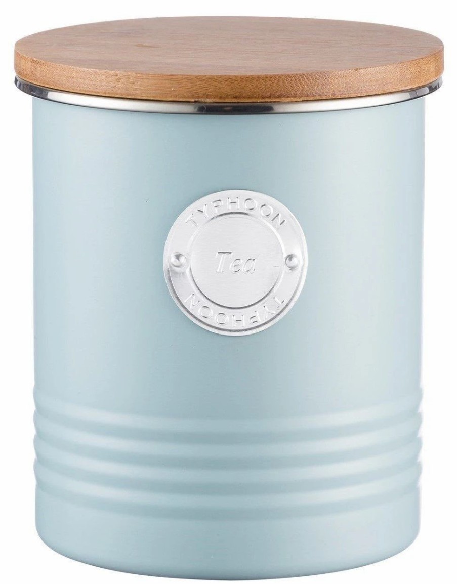 Specialty * | Typhoon Living Collection 1-Quart Tea Canister | Blue