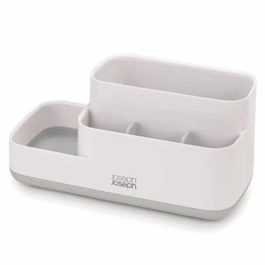 Bathroom Accessories * | Joseph Joseph Easystore Bathroom Caddy Grey