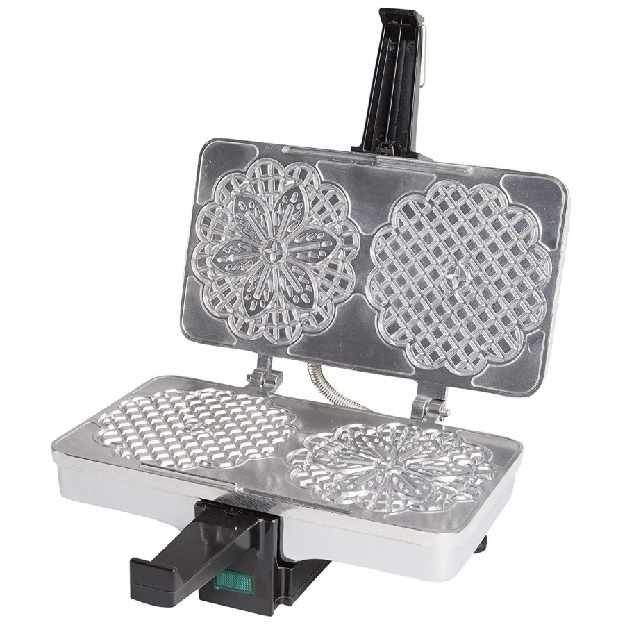 Frying, Grilling & Cooking * | Cucina Pro Cucinapro 5 Pizzelle Baker Pizzelle Polished