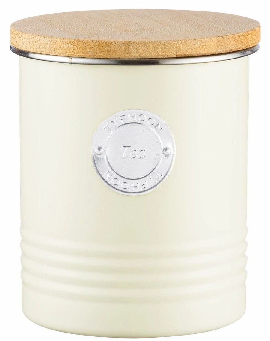 Specialty * | Typhoon Living Collection 1-Quart Tea Canister | Cream