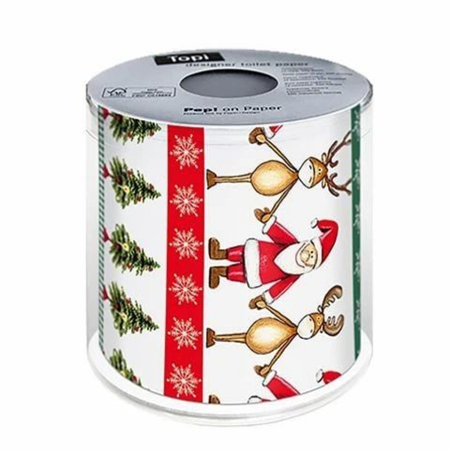 Bathroom Accessories * | Xmas Toilet Paper Together