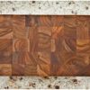 Specialty * | Teakhaus End Grain Serving Cheese Board | 18 X 6 X 2