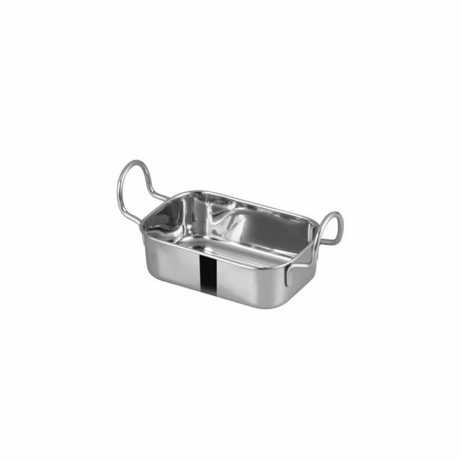 Frying, Grilling & Cooking * | Winco Stainless Steel Mini Roasting Pan | 5.75 X 3.75