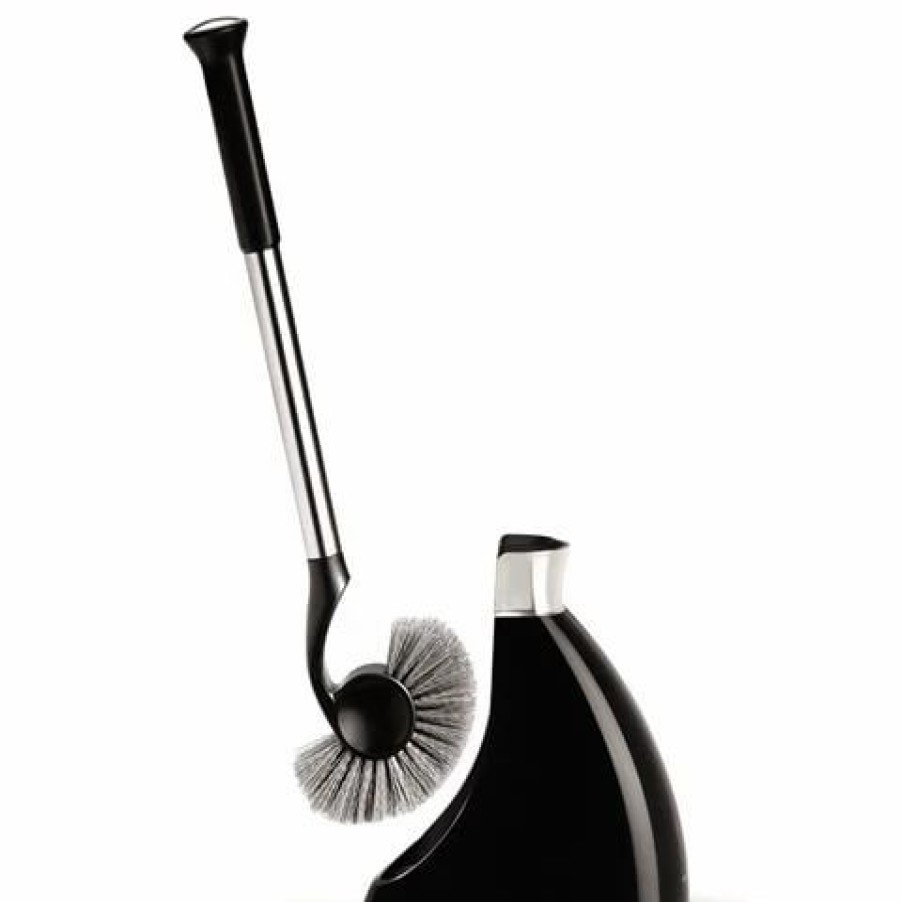 Bathroom Accessories * | Simplehuman Toilet Brush Black