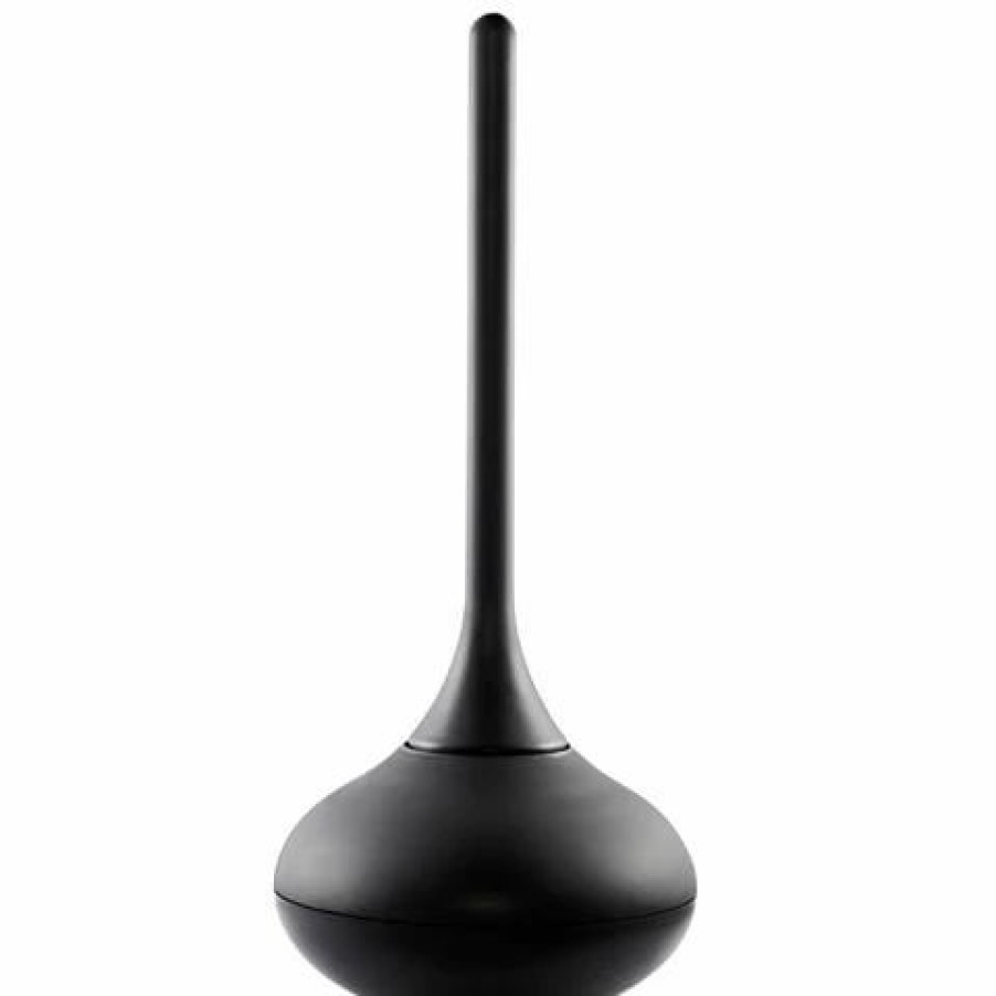 Bathroom Accessories * | Normann Copenhagen Ballo Toilet Brush Black 50Cm