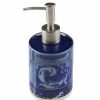 Bathroom Accessories * | Costa Nova Lisboa Blue Tile Lotion Pump 11Cm