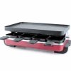 Frying, Grilling & Cooking * | Swissmar Classic Raclette Grill Red Non-Stick Reversible 8 Person