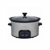 Frying, Grilling & Cooking * | Nesco / American Harvest Nesco 6-Quart Digital Slow Cooker | Stainless Steel