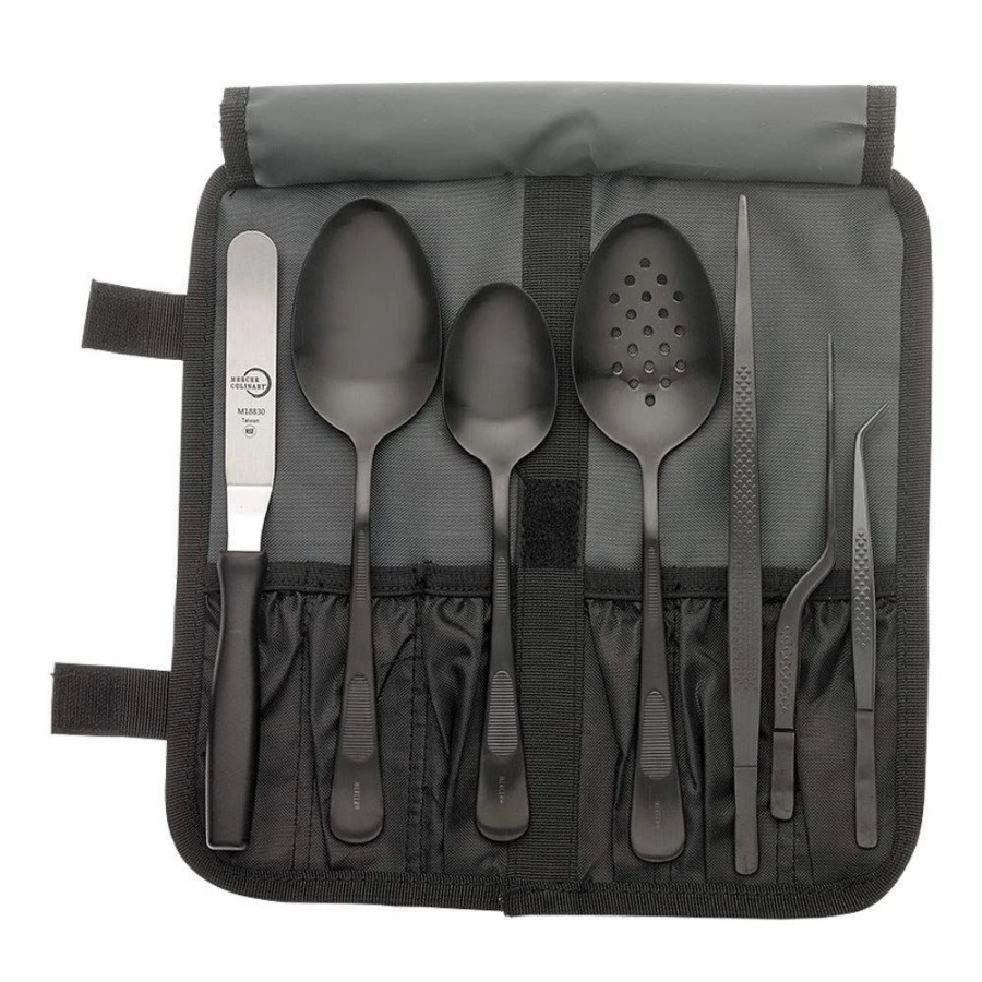 Specialty * | Mercer Culinary Mercer 8-Piece Plating Tools | Black