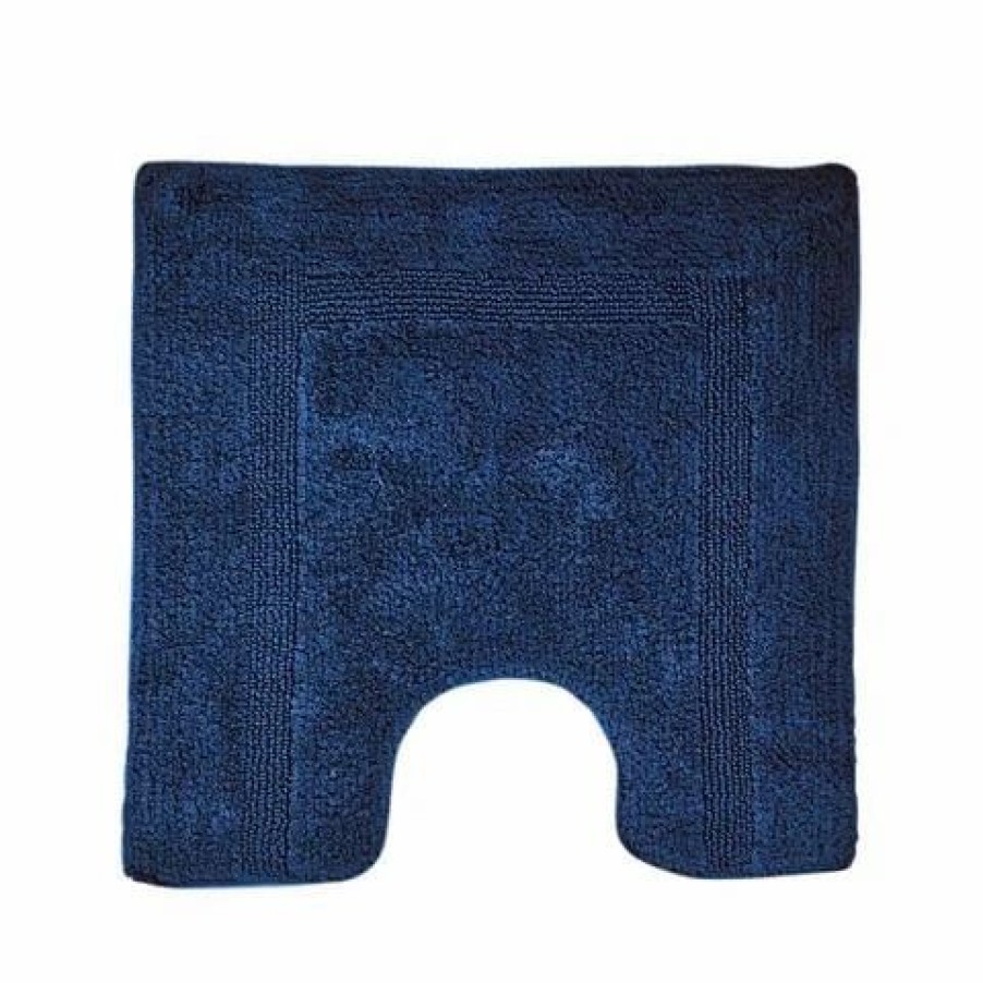 Bathroom Accessories * | Abyss & Habidecor Must Pedestal Bath Mat Cadette Blue 60X60Cm