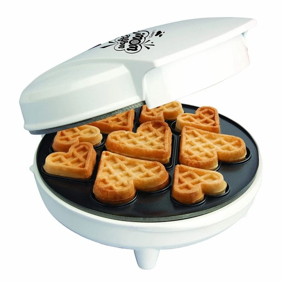 Frying, Grilling & Cooking * | Cucina Pro Cucinapro Mini Hearts Waffle Maker