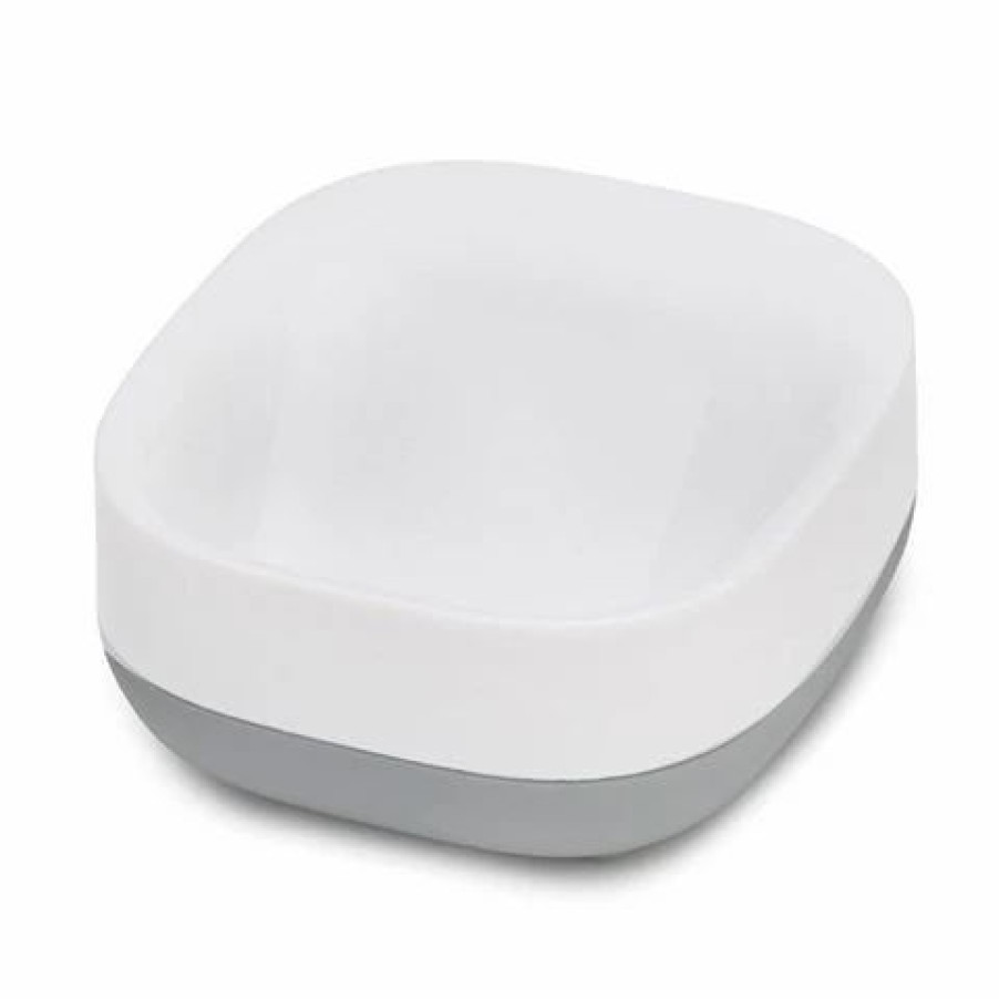 Bathroom Accessories * | Joseph Joseph Slim Compact Soap Dish Grey