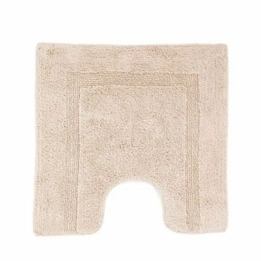 Bathroom Accessories * | Abyss & Habidecor Must Pedestal Bath Mat Ecru 60X60Cm