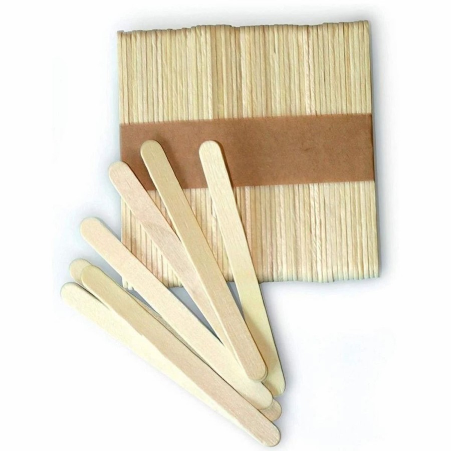 Specialty * | Silikomart Beechwood Popsicle Sticks | Pack Of 100