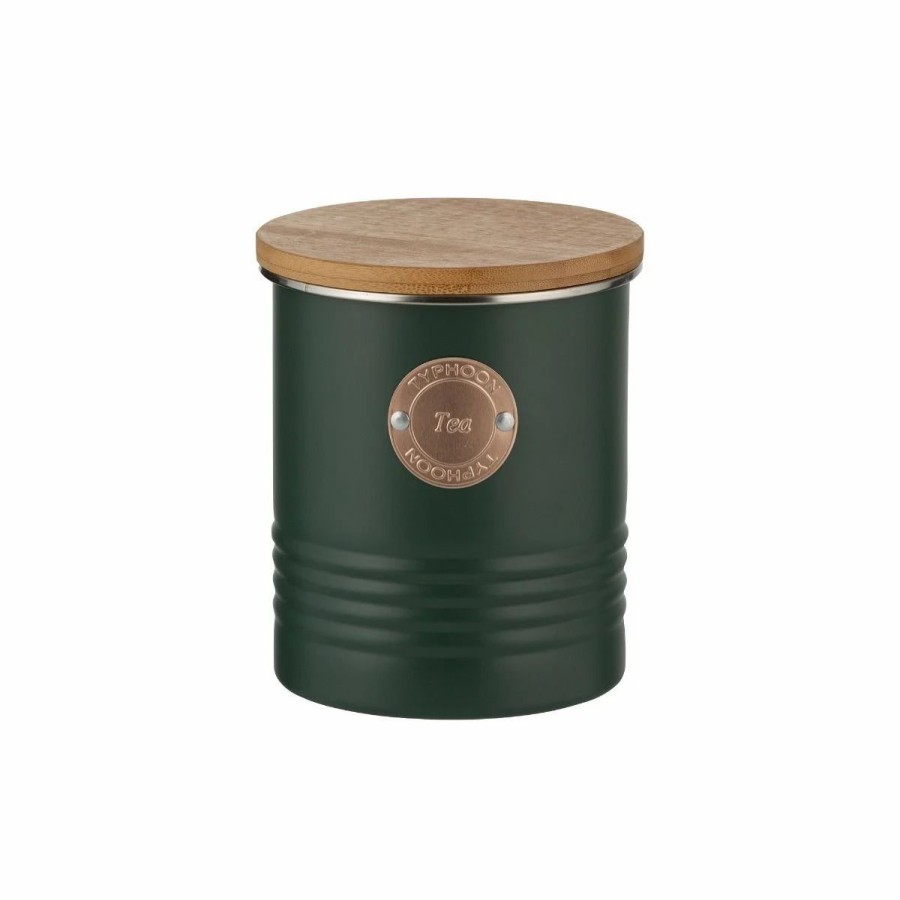 Specialty * | Typhoon Living Collection 1-Quart Tea Canister | Green