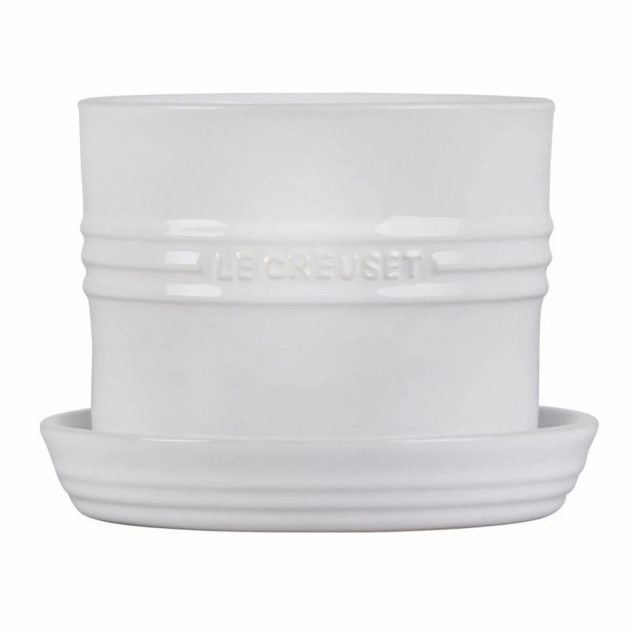 Specialty * | Le Creuset 5.5 Herb Planter | White