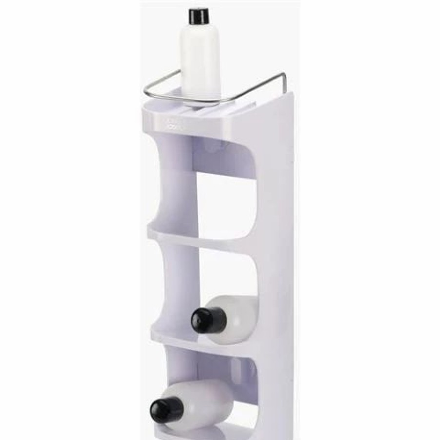 Bathroom Accessories * | Joseph Joseph Capsule Compact 4 Tier Shower Shelf White