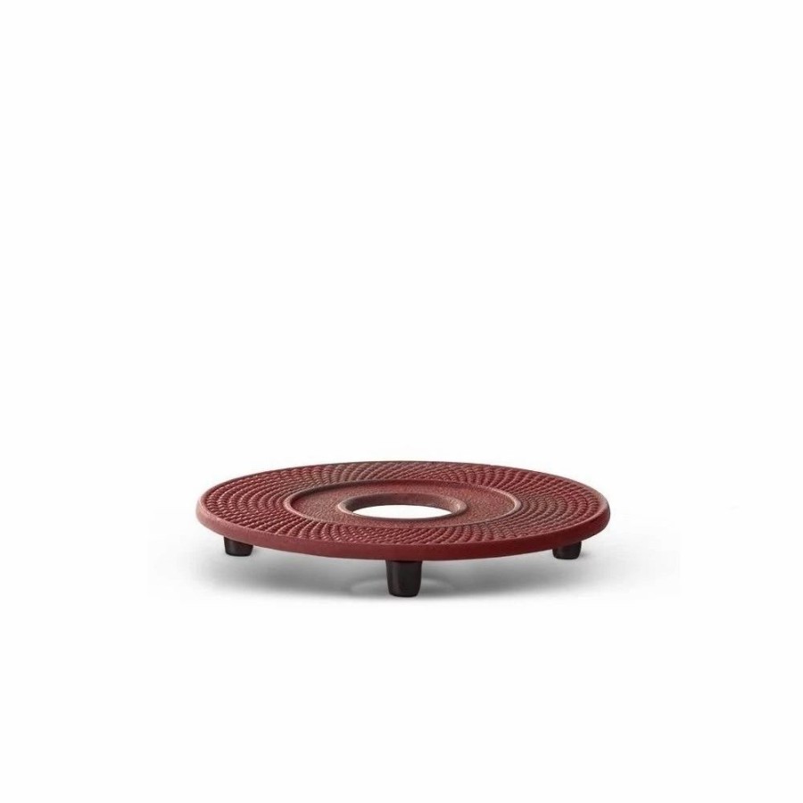 Specialty * | Bredemeijer Xilin Cast Iron Coaster | Red