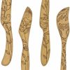 Specialty * | Talisman Designs 7 Beechwood Cheese Knife Set (4 Pieces)