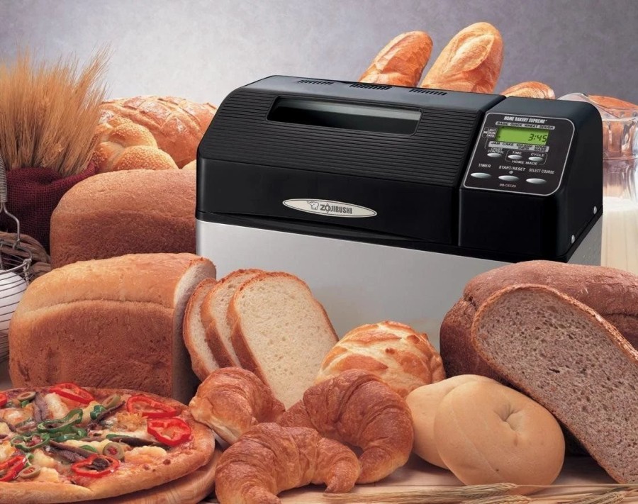 Frying, Grilling & Cooking * | Zojirushi Black Home Bakery Supreme Bread Machine