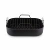 Frying, Grilling & Cooking * | All-Clad Ha1 Hard Anodized Nonstick Roaster & Rack | 13.6 X 16