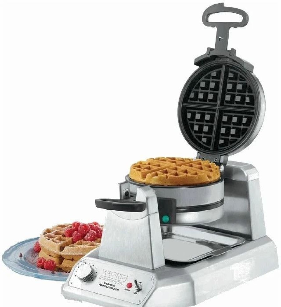 Frying, Grilling & Cooking * | Waring Commercial Double Belgian Waffle Maker