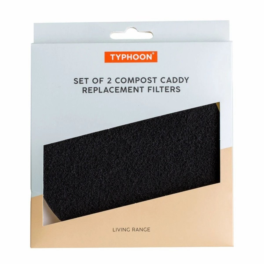 Specialty * | Typhoon Living Collection Compost Caddy Replacement Carbon Filters | Set Of 2