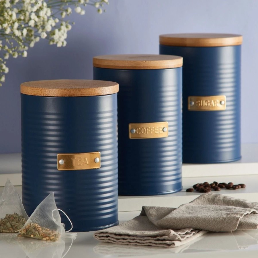 Specialty * | Typhoon Otto 1.5-Quart Coffee Canister | Navy