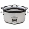 Frying, Grilling & Cooking * | All-Clad Slow Cooker With Black Ceramic Insert | 6.5 Qt.