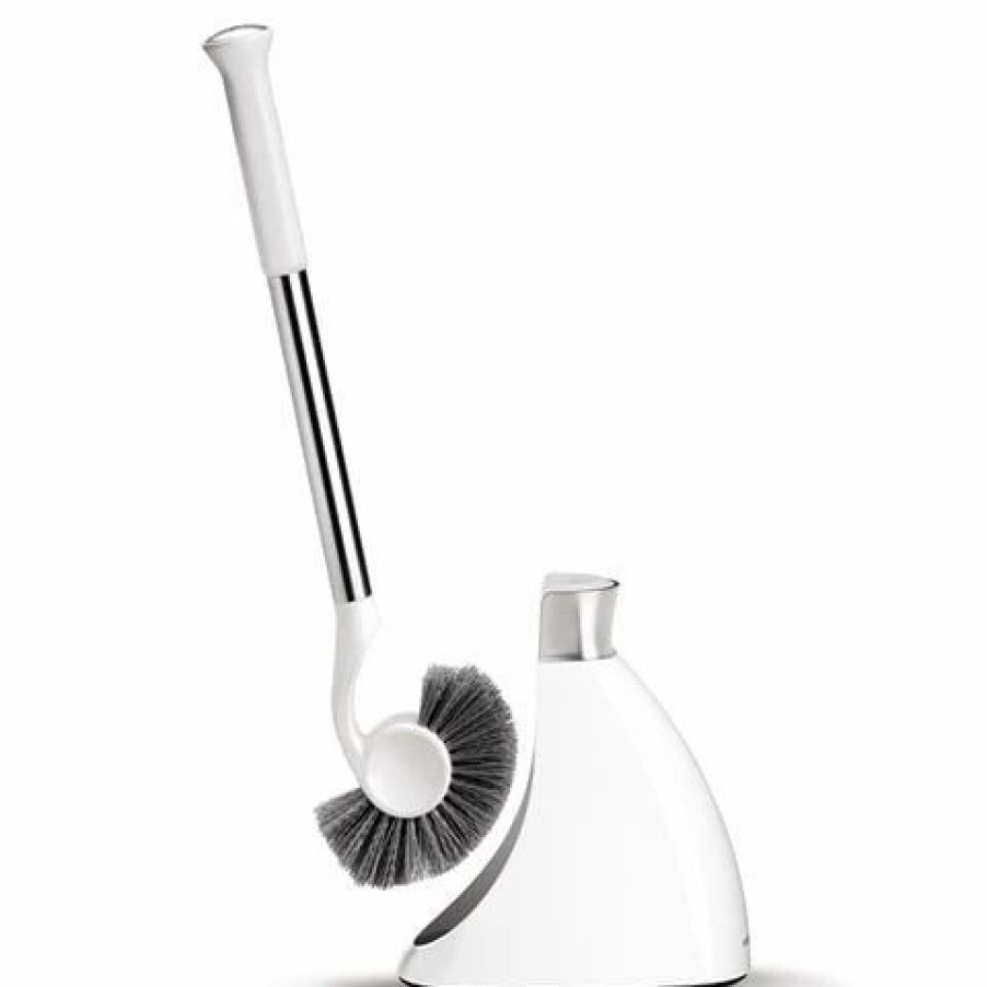 Bathroom Accessories * | Simplehuman Toilet Brush White