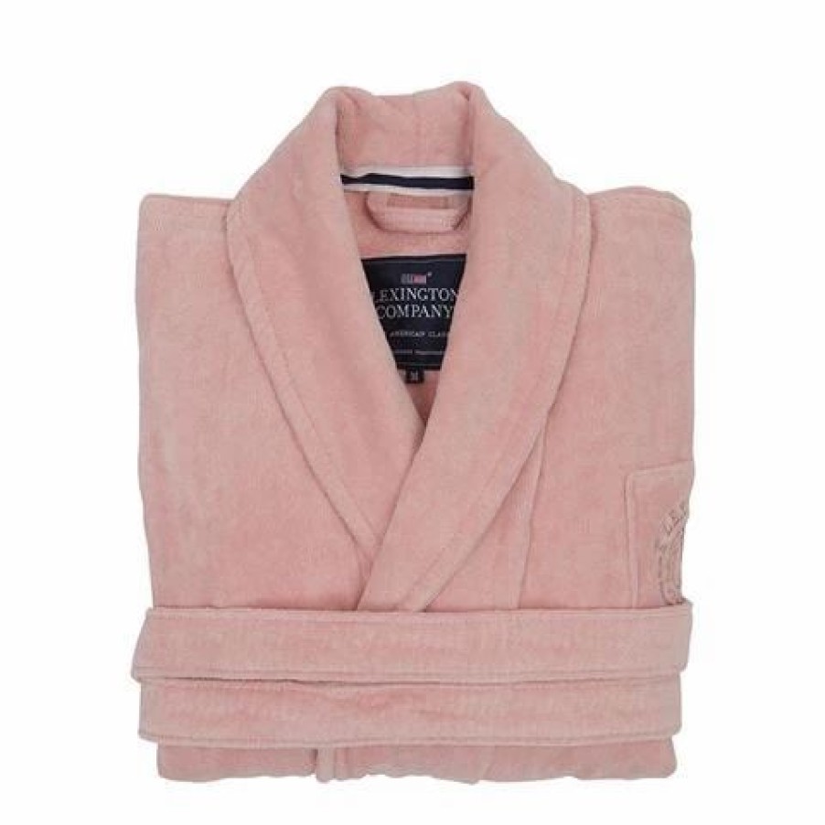 Bathroom Accessories * | Lexington Hotel Velour Robe Large Pink