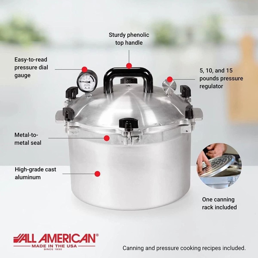 Specialty * | All American 1930 No. 915 Pressure Canner & Cooker | 15.5-Quart