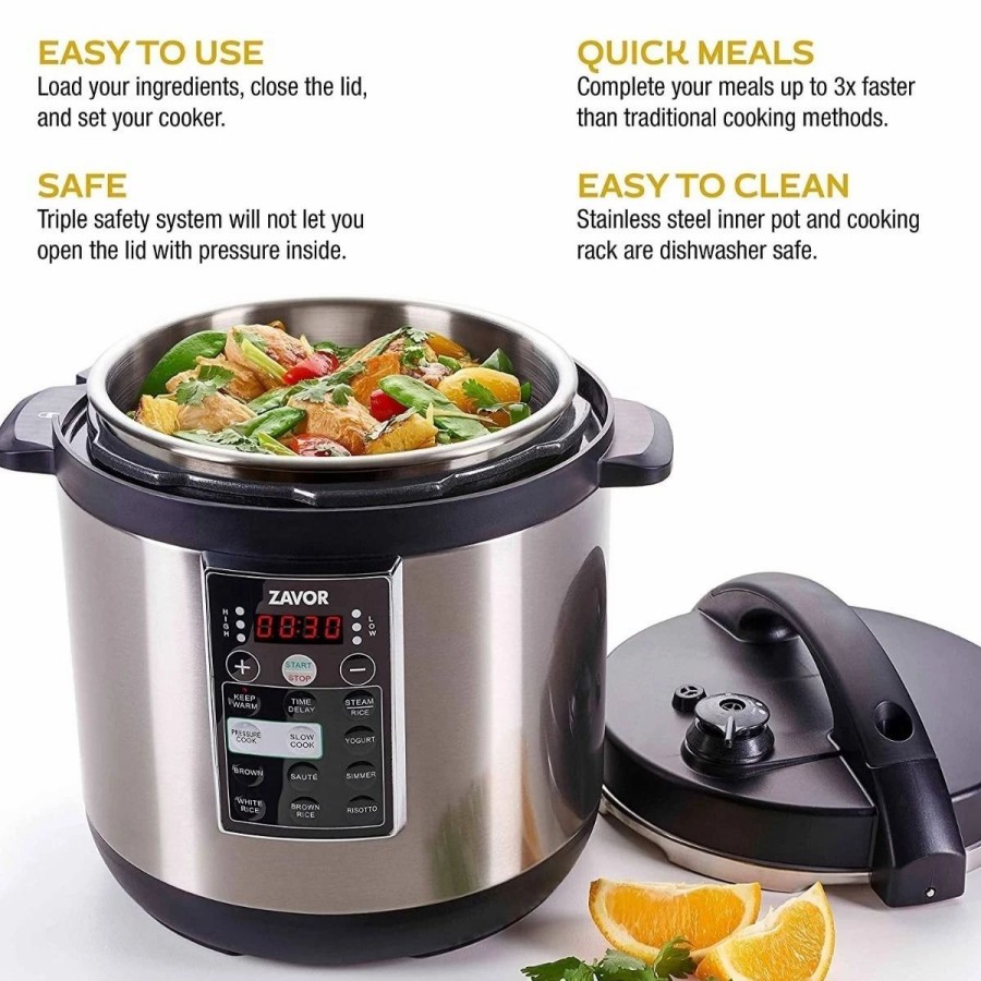 Frying, Grilling & Cooking * | Zavor Lux Multi-Cooker | 6 Qt.