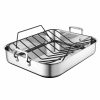 Frying, Grilling & Cooking * | Le Creuset Large Stainless Steel Roasting Pan With Nonstick Rack